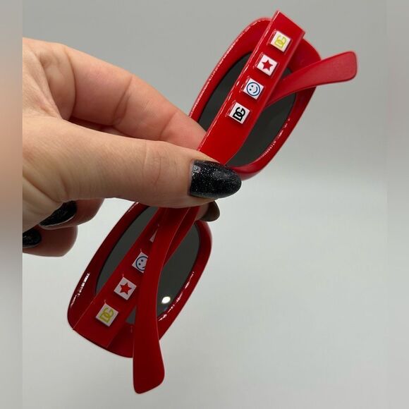 NEW DOLCE & GABBANA KIDS Sunglasses DX6006U 308825 Red Dark Grey Mirror Blue - Picture 9 of 11